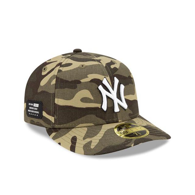 MLB New York Yankees Armed Forces Weekend Low Profile 59Fifty Fitted (WXM5059) - Green New Era Caps